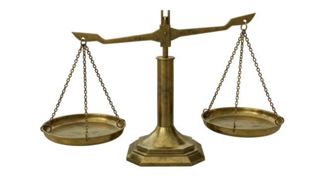 Isolated Brass Scales