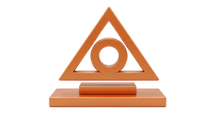 Isolated Abstract Geometry Figures