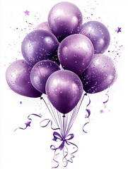 Party purple Balloon	