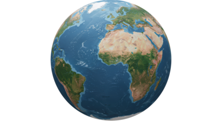 Isolated Planet Earth