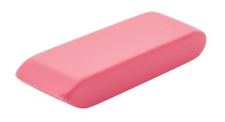 Isolated Pink Eraser