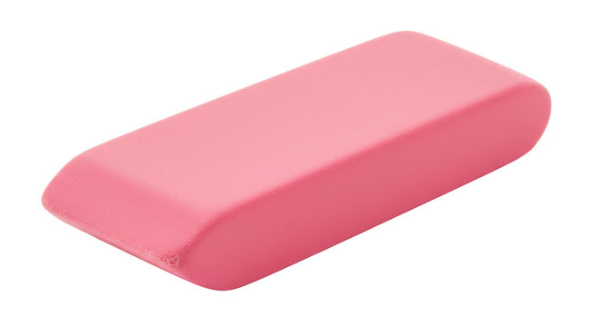 Isolated Pink Eraser