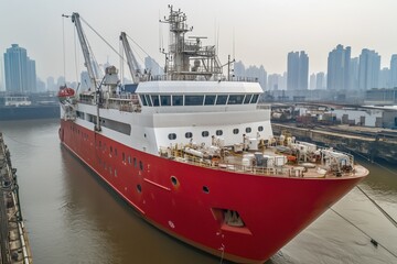 Naklejka premium rescue diving vessel