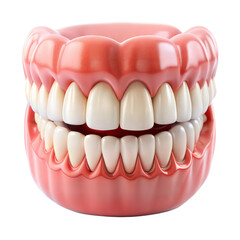 Teeth isolated on transparent background. Png