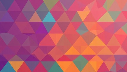 Obraz premium a close up of a colorful background with triangles