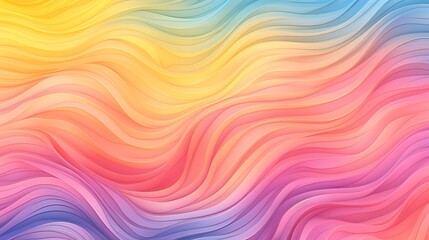 Obraz premium Abstract Colorful Wavy Lines Pattern Background