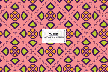 Fabric Printing Geometric Pattern Design for Background