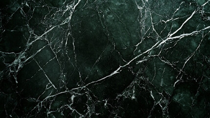 Dark Emerald Marble with White Veins - Ultra-Realistic 4K Texture