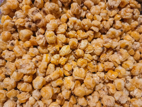 Close-up of Marning, Indonesian Roasted Corn Snack