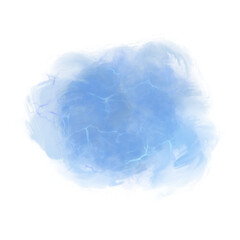 Abstract alcohol ink pastel blue and smoke background for digital art, wedding card, creative design, soft blur texture PNG