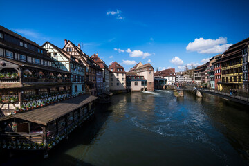 Strasbourg 'Little France' neighbourhood in Alsace, France
