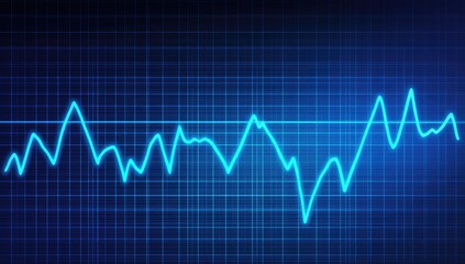 Fluctuating data lines on a grid