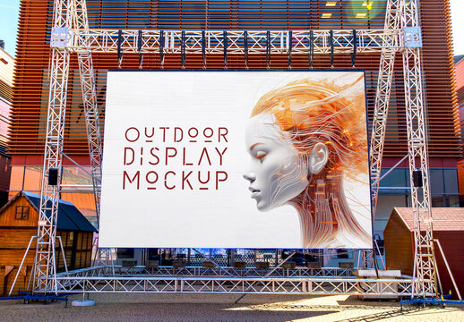 Big Outdoor Display Mockup