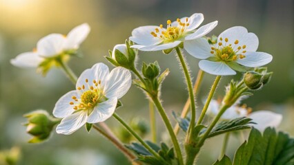 Obraz premium white flowers in spring