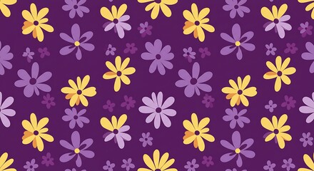 Purple Bloom Symphony AI Generated