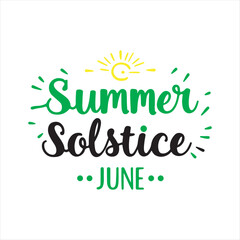 Fototapeta premium Summer Solstice Typography Design,Elegant Summer Solstice Calligraphy,Summer Solstice June 21 Celebration,Minimalist Summer Solstice Lettering,Handwritten Summer Solstice Vector,Summer Solstice Artist