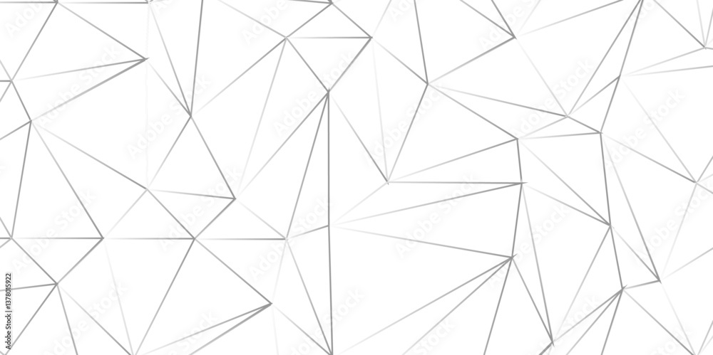 Poster abstract low poly geometric triangle grid background. mockup isolated on white background. retro of 