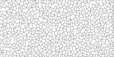A metal grid stands isolated against a white background with White color Broken Stained-Glass Background. Diamond shape polygonal texture. Crystal Voronoi diagram background for Website.