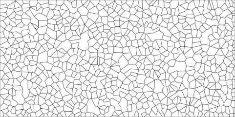 Obraz premium A metal grid stands isolated against a white background with White color Broken Stained-Glass Background. Diamond shape polygonal texture. Crystal Voronoi diagram background for Website.
