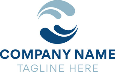 logo, vector, icon, design, business, symbol, illustration, sign, company, wave, water, logotype