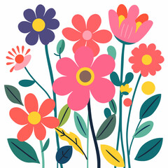 Fototapeta premium seamless floral background