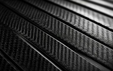 Dark Carbon Fiber Texture Stripes