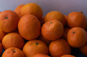 Fresh, juicy oranges with vibrant texture and rich color, showcasing the natural beauty of citrus fruits. Perfect for food, health, and wellness themes.