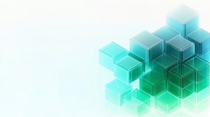 Dynamic 3d cube structures digital space abstract graphic design futuristic environment top-down viewpoint innovative concept for tech applications