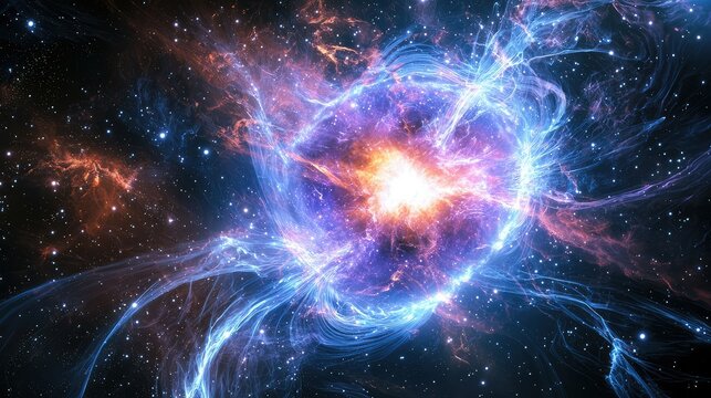 A powerful magnetar (a highly magnetic neutron star) is torn apart by the pull of a supermassive black hole