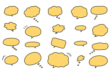 吹き出しセット