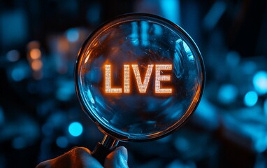 Live Stream Magnified Digital Broadcast