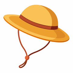 breathable sun hat with chin strap