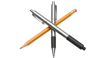 Isolated Pen, Pencil, and Marker