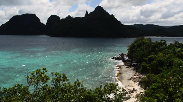 Tropical paradise with crystal waters El Nido Island
