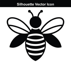 Cartoon bee flying near a flower on a white background with cute and colorful details
