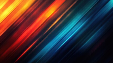 Obraz premium Abstract Diagonal Colorful Light Streaks