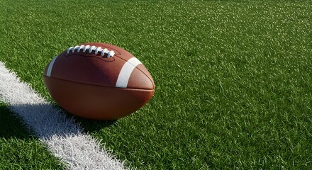 American Football on Field