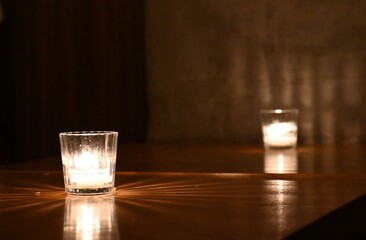 two glasses of wine on the table