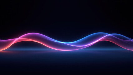 Dynamic abstract light waves in vibrant colors against a dark background, symbolizing innovation or energy.
