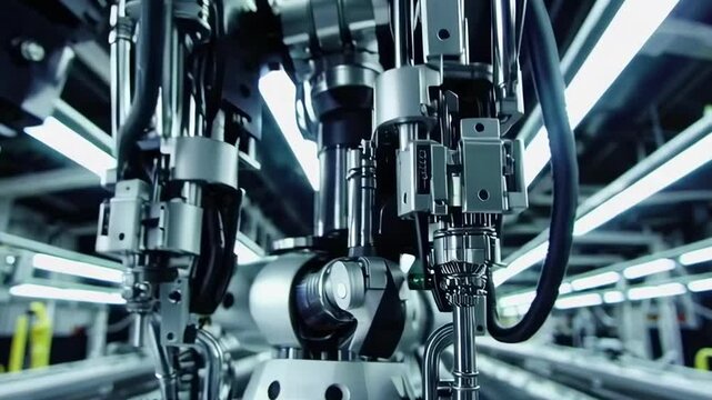 Advanced robotics in action: precision engineering in automated manufacturing process