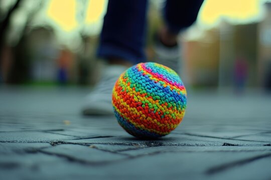 Colored Hacky Sack. Kick-Start Your Game with Vibrant Design