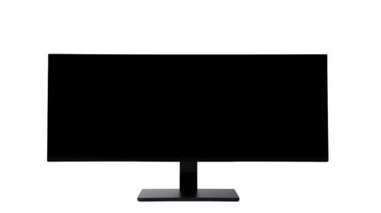 Photo of computer monitor screen isolated on transparent background.png