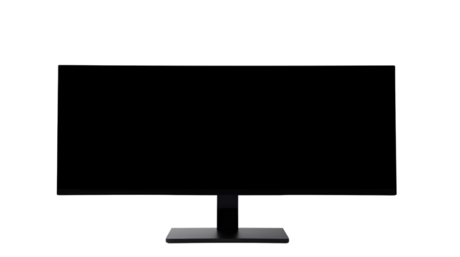 Photo of computer monitor screen isolated on transparent background.png