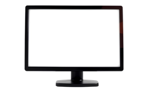 Photo of computer monitor screen isolated on transparent background.png