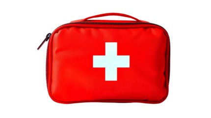 Photo of first aid kit bag isolated on transparent background.png