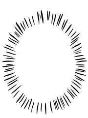 Hand drawn cartoon dialog box