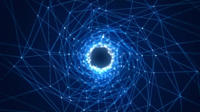 blue plexus technology data network background