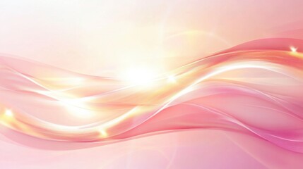 Dynamic flowing waves abstract art digital design soft pastel colors aesthetic viewpoint visual serenity for relaxation