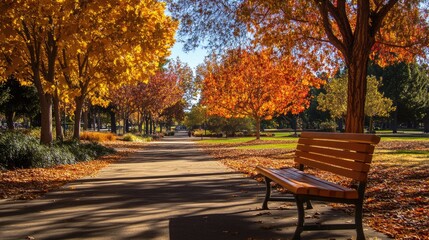 Davis California: Autumn Beauty at UC Davis Arboretum with Colourful Fall Foliage