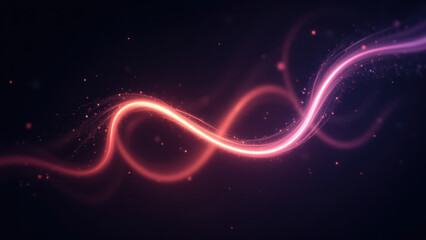 Obraz premium Dynamic abstract digital art with a futuristic theme.